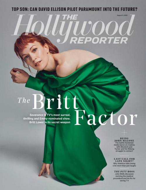 Britt Lower Hollywood Reporter Feature, August 2025