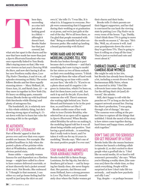 Brooks Nader in Us Weekly, August 2025 3