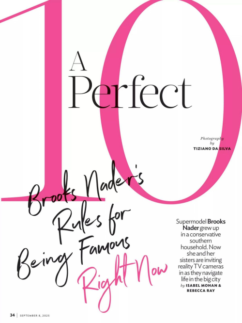 Brooks Nader in Us Weekly, August 2025 5