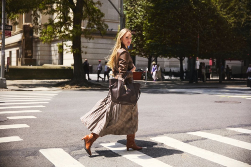 Candice Swanepoel for Anna Klein fall campaign