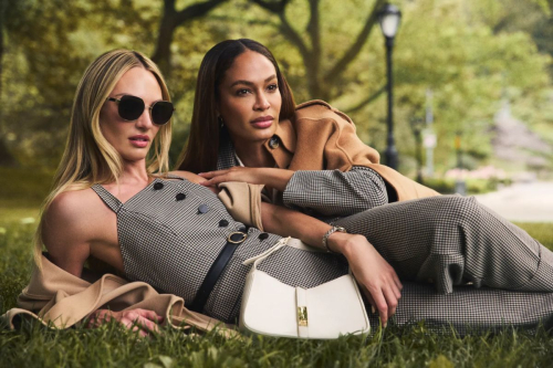 Candice Swanepoel for Anna Klein fall campaign 1