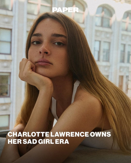 Charlotte Lawrence for Paper Magazine, August 2025