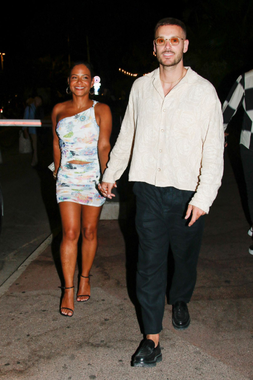 Christina Milian & Matt Pokora in Saint Tropez, August 2025