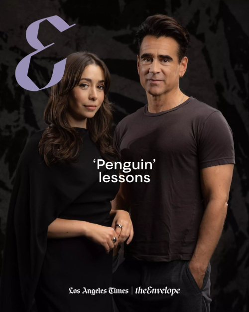 Cristin Milioti and Colin Farrell LA Times The Envelope, August 2025