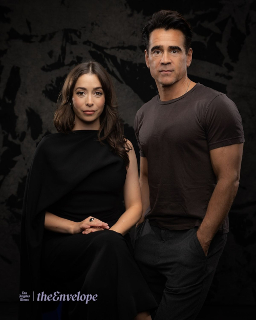Cristin Milioti and Colin Farrell LA Times The Envelope, August 2025 2