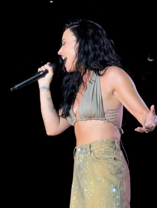 Demi Lovato Performs Jonas Brothers Jonas20 Tour NJ, August 2025