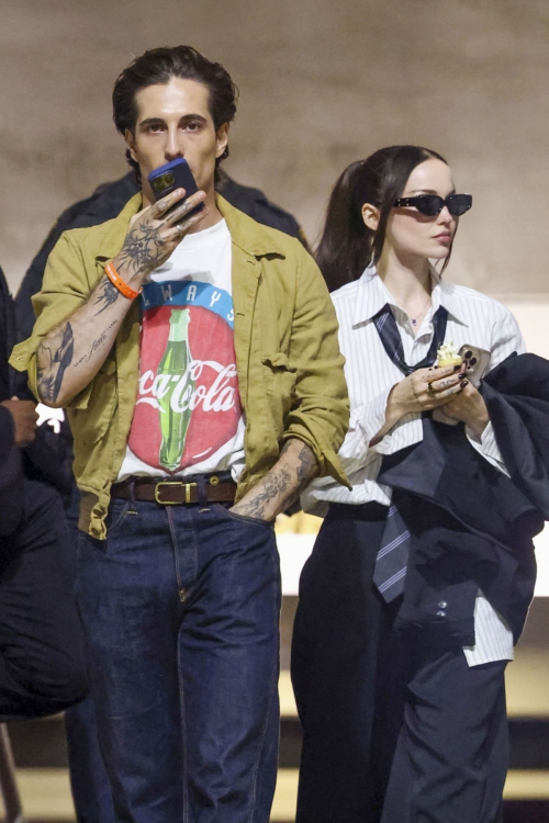 Dove Cameron and Damiano David at Gaga concert, July 2025