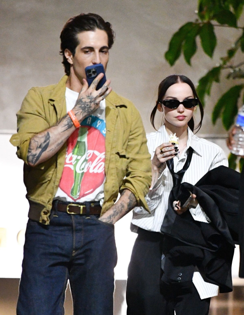 Dove Cameron and Damiano David at Gaga concert, July 2025 5