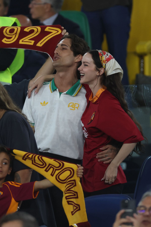 Dove Cameron and Damiano David at Serie A opener, August 2025 4