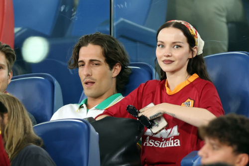 Dove Cameron and Damiano David at Serie A opener, August 2025 8