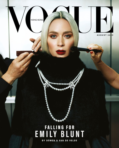 Emily Blunt elegant in Vogue Hong Kong, August 2025 3