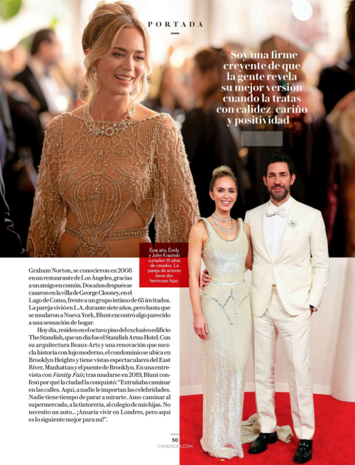 Emily Blunt in Vanidades Mexico, September 2025 2