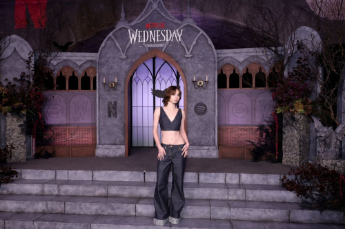 Emma Myers at Wednesday Graveyard Gala NYC, August 2025 4