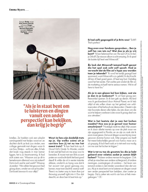 Emma Myers Cosmopolitan Netherlands, June 2025 3