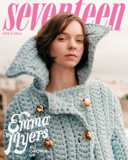 Emma Myers for Seventeen magazine, August 2025