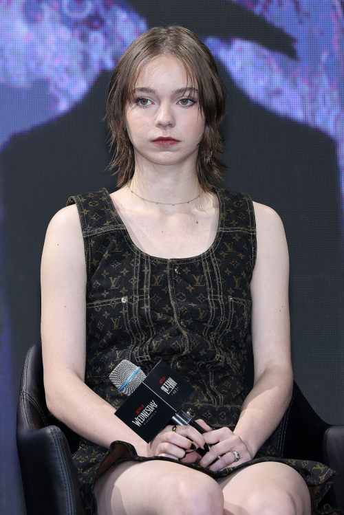 Emma Myers Wednesday Season 2 Press Conference Seoul, August 2025