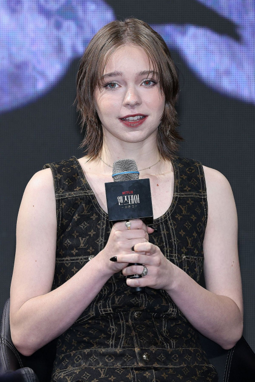 Emma Myers Wednesday Season 2 Press Conference Seoul, August 2025 2