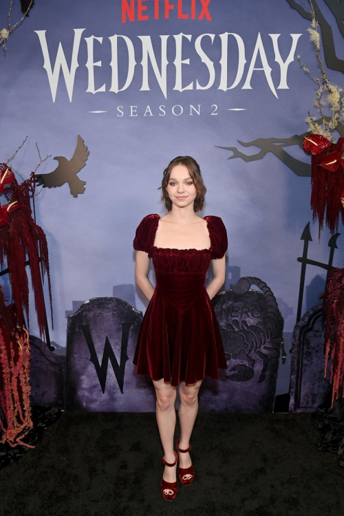 Emma Myers Wednesday Season 2 Screening, August 2025