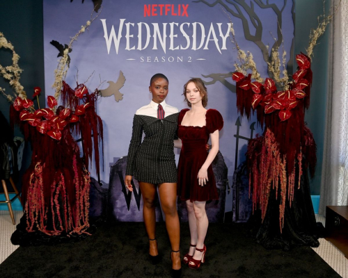 Emma Myers Wednesday Season 2 Screening, August 2025 4