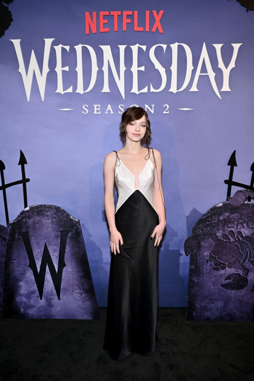 Emma Myers Wednesday Season 2 Screening, August 2025