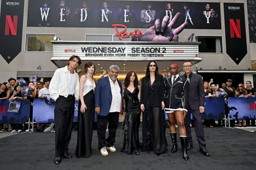 Emma Myers Wednesday Season 2 Screening, August 2025 2
