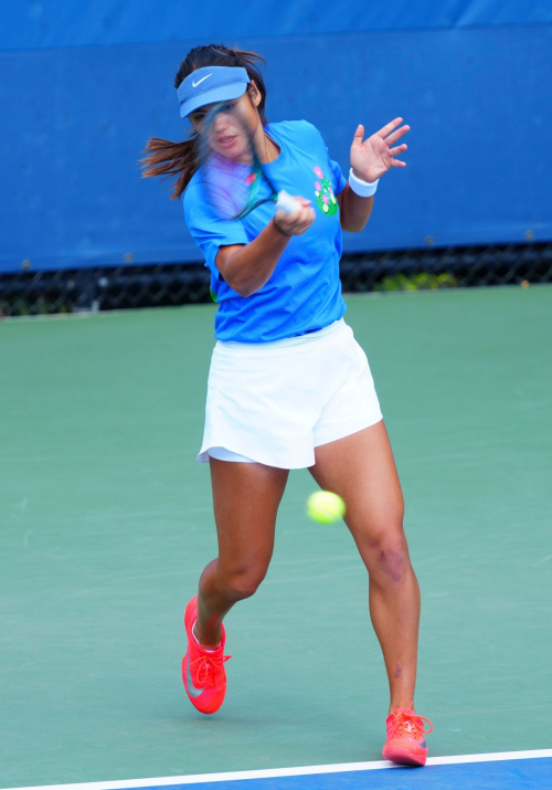 Emma Raducanu at US Open practice New York, August 2025 4