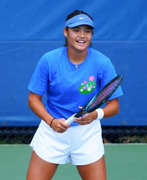 Emma Raducanu at US Open practice New York, August 2025 6