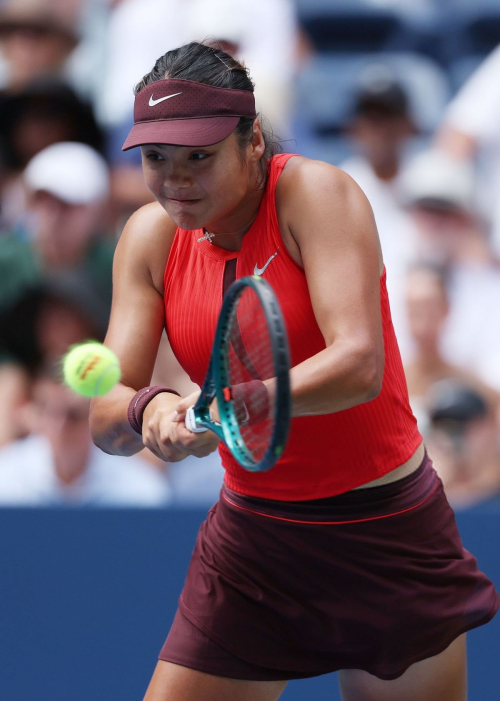 Emma Raducanu at US Open women’s singles first round, August 2025