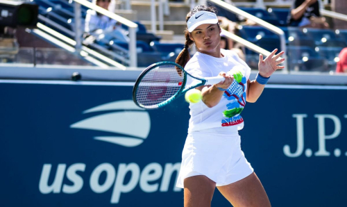 Emma Raducanu practice session US Open, August 2025 3