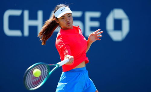 Emma Raducanu trains at US Open New York, August 2025 1