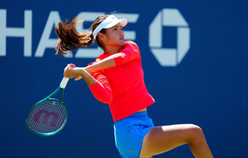 Emma Raducanu trains at US Open New York, August 2025 4