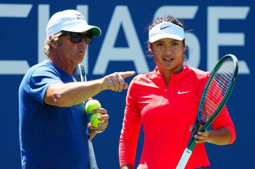 Emma Raducanu trains at US Open New York, August 2025 5