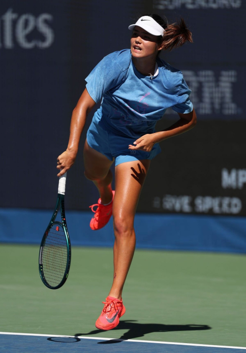 Emma Raducanu US Open Practice Flushing Meadows, August 2025