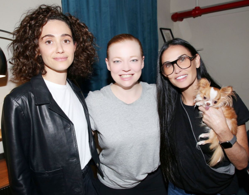 Emmy Rossum Visits Sarah Snook Backstage, April 2025 1