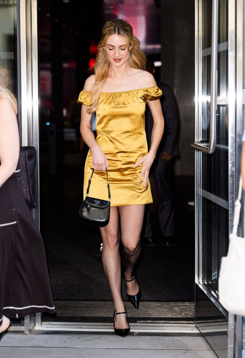 Grace Van Patten leaves GMA NYC, August 2025 5