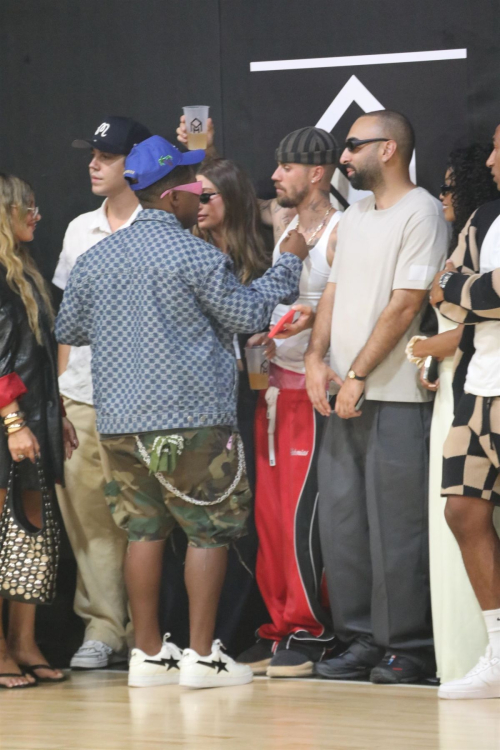 Hailey and Justin Bieber at The League X Blem LA, August 2025 1