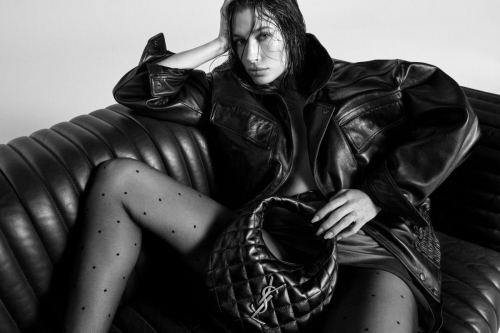 Hailey Bieber for Saint Laurent Fall 2025 campaign 3