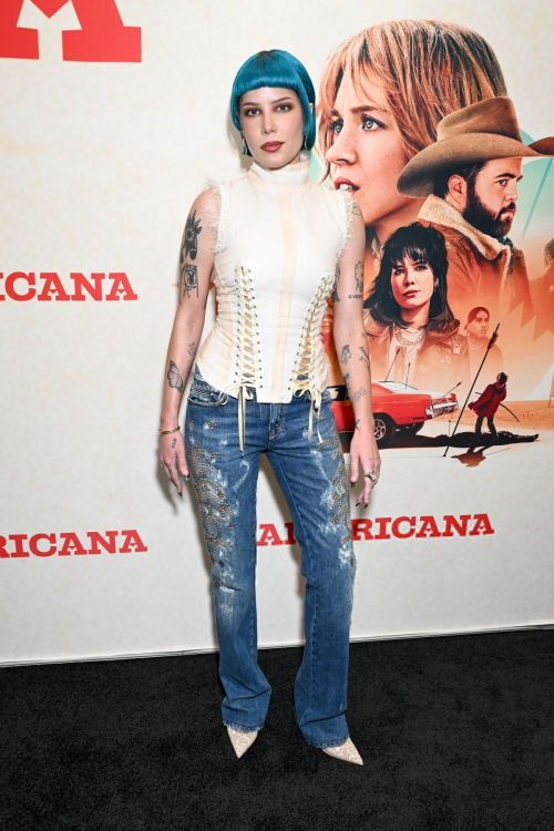 Halsey at Americana screening in Los Angeles 3
