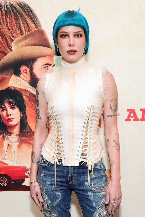 Halsey at Americana screening in Los Angeles 4