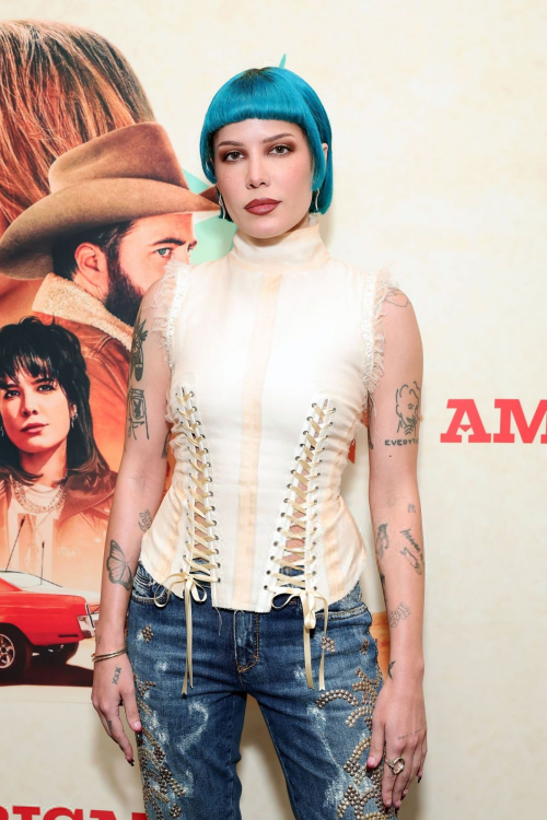 Halsey at Americana screening in Los Angeles 6