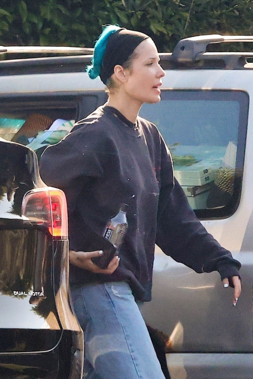 Halsey studio session LA, August 2025