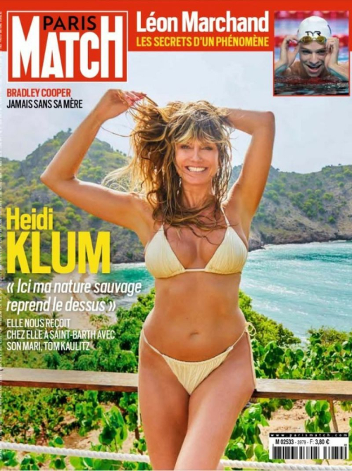 Heidi Klum Paris Match Magazine, August 2025