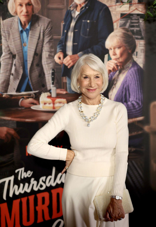 Helen Mirren Thursday Murder Club Screening NYC, August 2025 4