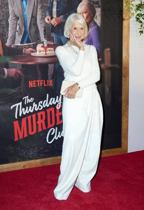 Helen Mirren Thursday Murder Club Screening NYC, August 2025 5