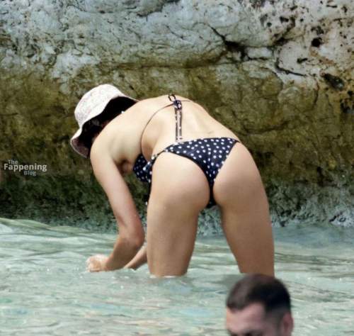 Irina Shayk in Bikini at a Beach Capri, August 2025 2