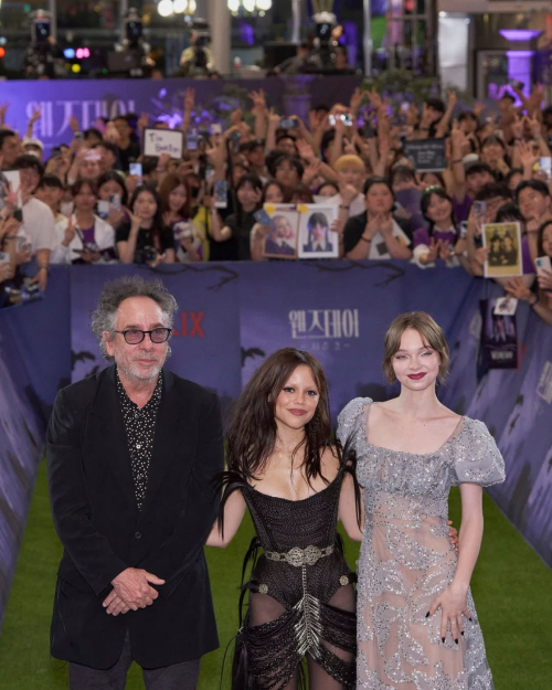 Jenna Ortega and Emma Myers Wednesday Press Tour Seoul, August 2025 1