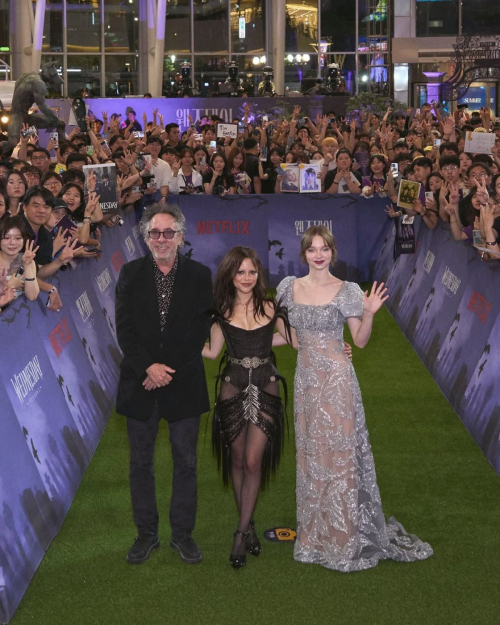 Jenna Ortega and Emma Myers Wednesday Press Tour Seoul, August 2025 2