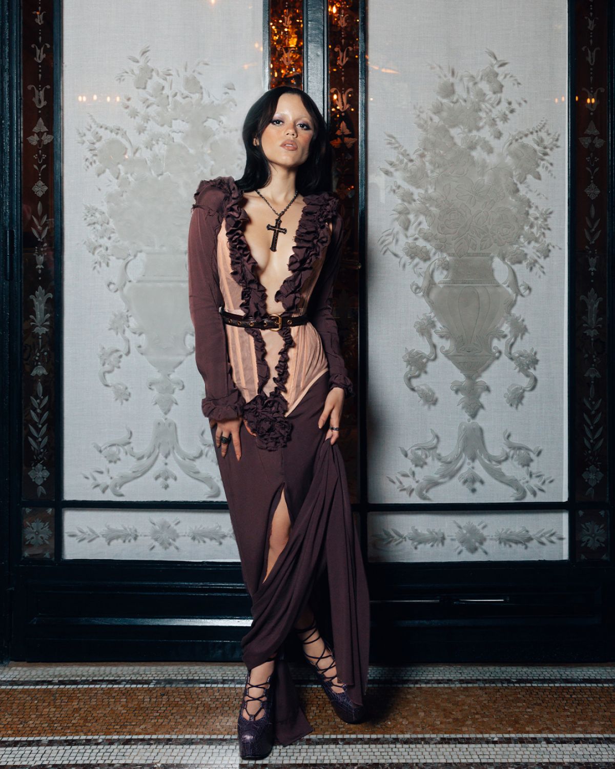 Jenna Ortega at a Photoshoot, July 2025