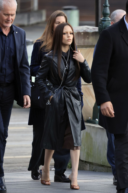 Jenna Ortega Boarding Yacht Sydney, August 2025 2