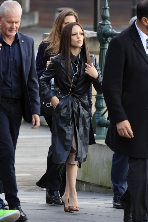 Jenna Ortega Boarding Yacht Sydney, August 2025 3